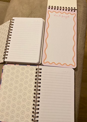 3 adet not defteri - Görsel 3