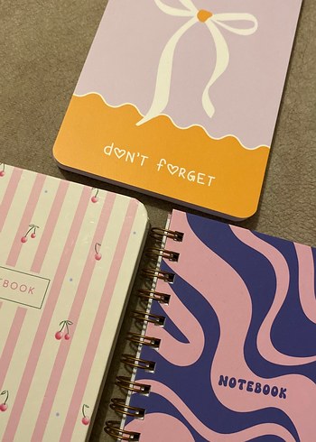 3 adet not defteri - Görsel 2