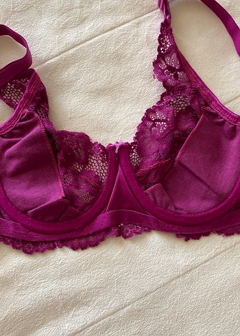 Mor Dantel Detaylı Bohem Sütyen - Görsel 6