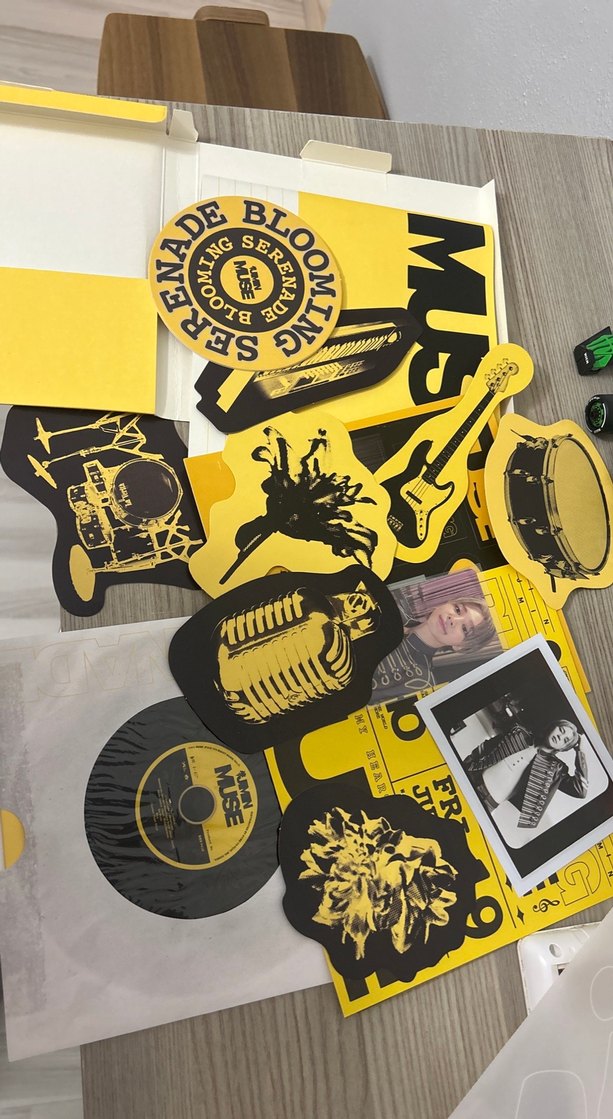 Muse - Sarı Kapaklı Plak Albüm - Görsel 2