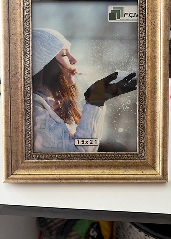 Parlak Altın Renk Çerçeve 15x21 cm - Görsel 2