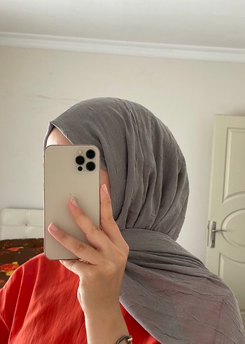 Gri Keten Bohem Tarzı Kadın Şal