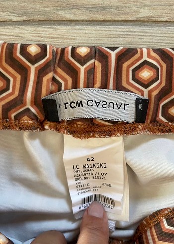 Zincir Detaylı Bohem Kadın Kumaş Pantolon - Görsel 2