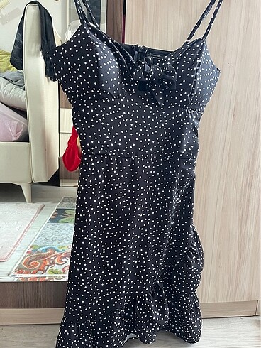 Puantiyeli elbise - Görsel 3