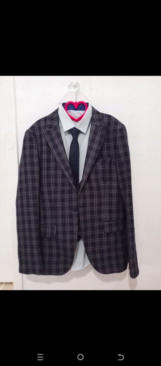 Gri Ekose Modern Klasik Erkek Takım Elbise - Görsel 2