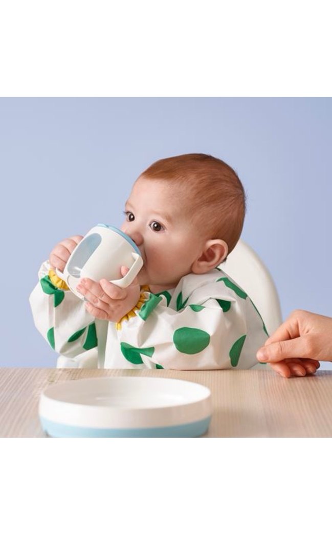 Pastel Mavi Bebek Biberonu - Görsel 2