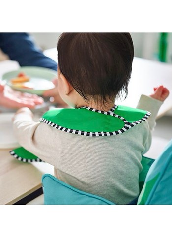 Renkli Nakışlı Bebek Önlüğü Seti - Görsel 2