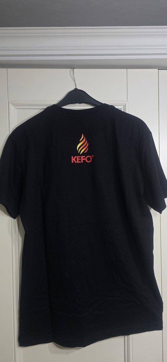KEFO Siyah Baskılı Erkek Tişört - Görsel 2