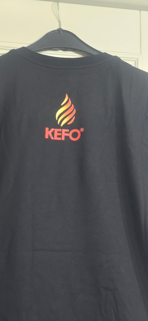 KEFO Siyah Baskılı Erkek Tişört - Görsel 3