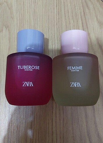 Zara 2'li parfüm seti kadın (Tuberrose ve Femme)