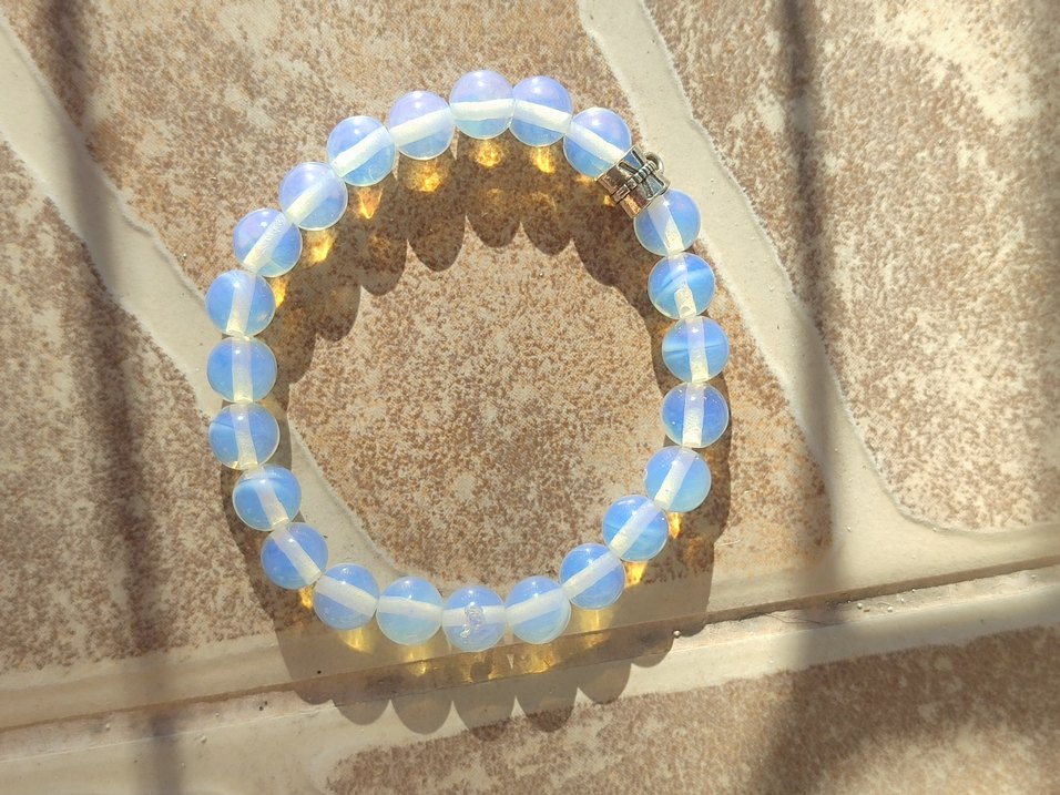 AY TAŞI KOLYE BİLEKLİK SETİ - Görsel 2