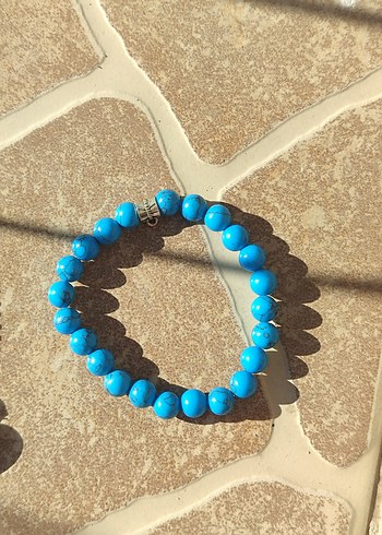 FİRUZE TAŞI KOLYE BİLEKLİK SETİ - Görsel 2