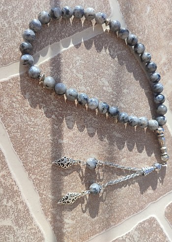 Gri Bohem Erkek Tesbih Boncukları - Görsel 2