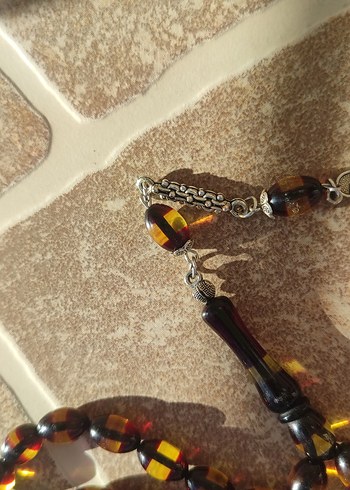 Koyu Kahverengi Bohem Erkek Tesbih - Görsel 3