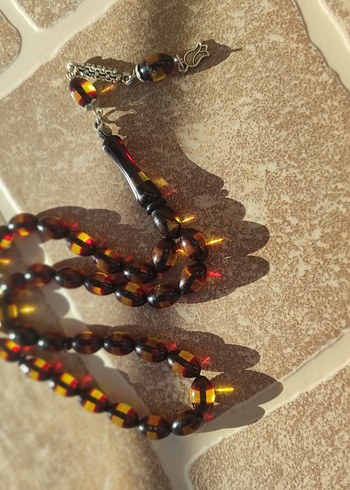 Koyu Kahverengi Bohem Erkek Tesbih - Görsel 4