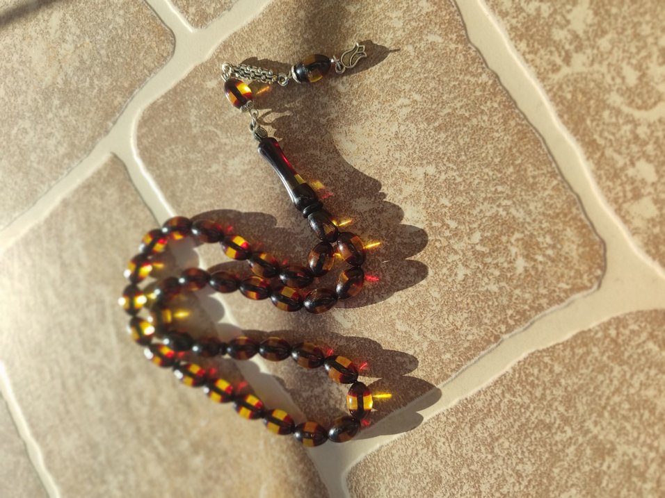 Koyu Kahverengi Bohem Erkek Tesbih - Görsel 4