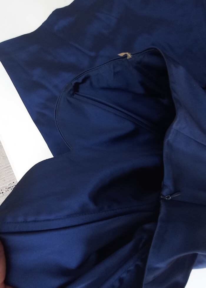  Saten abiye elbise - Görsel 2