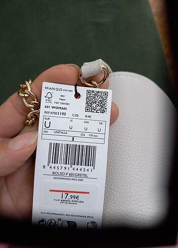 MANGO DERİ ÇAPRAZ ÇANTA - Görsel 5