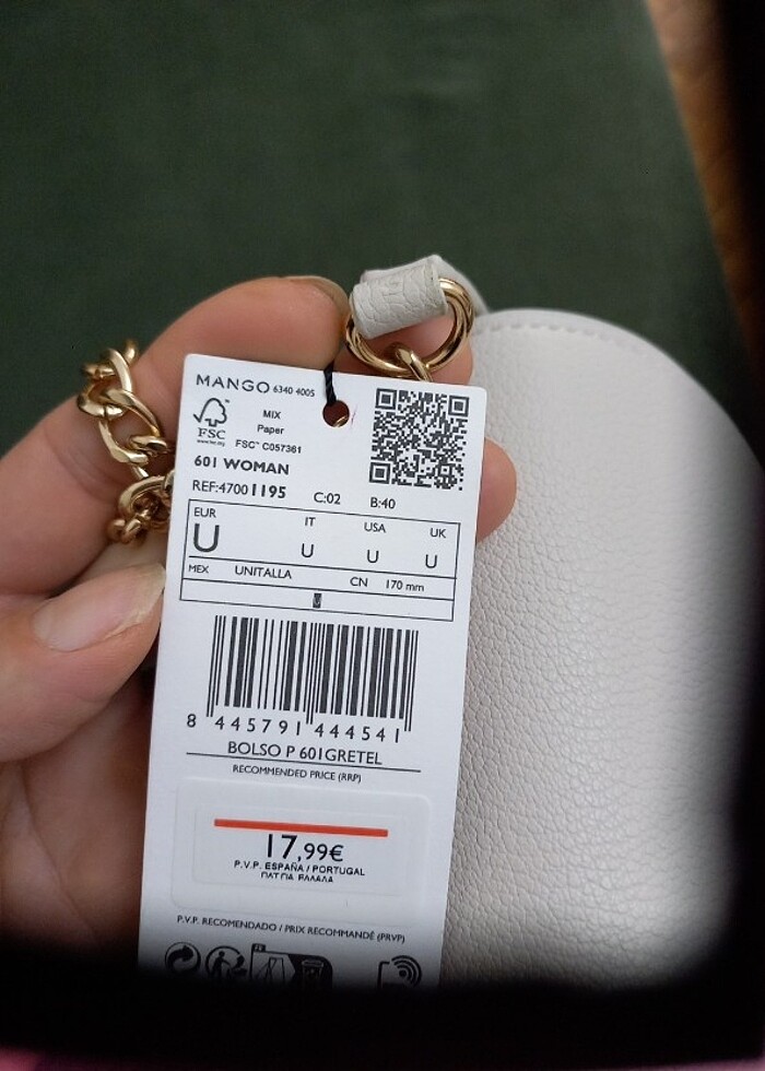 MANGO DERİ ÇAPRAZ ÇANTA - Görsel 5