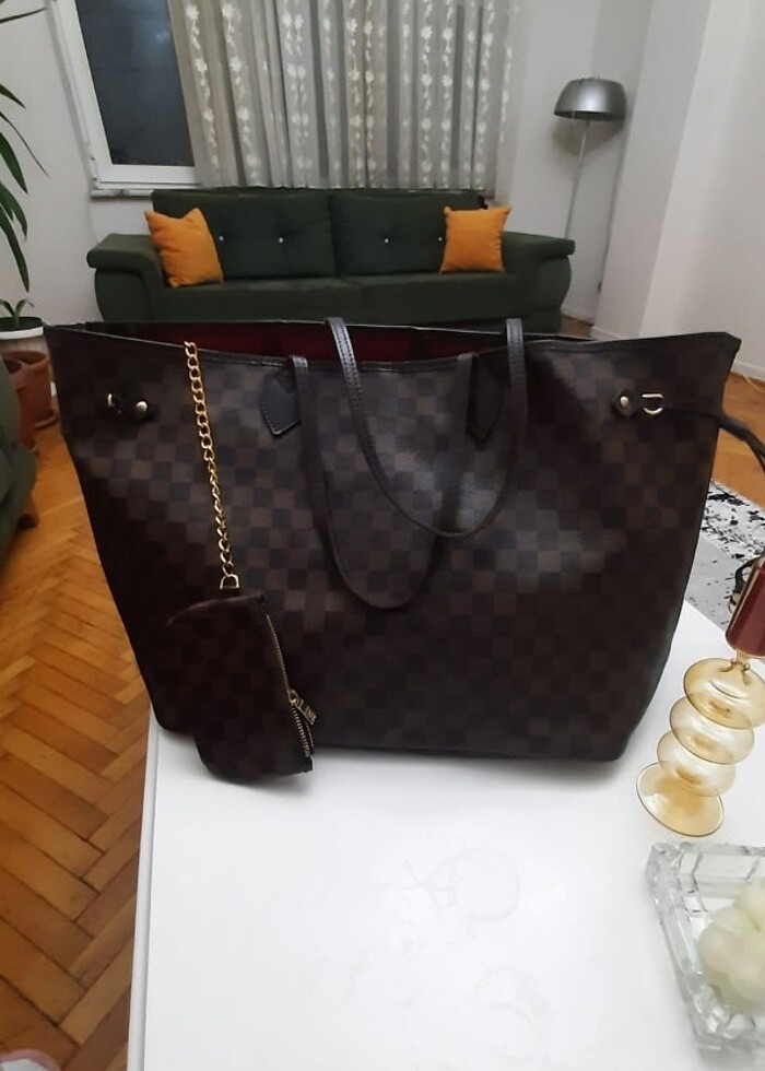 LOUİS VUITTON DERİ KOL ÇANTASI  - Görsel 3