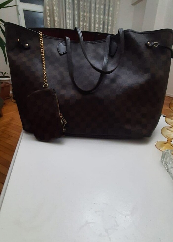 LOUİS VUITTON DERİ KOL ÇANTASI  - Görsel 5