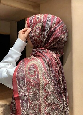 Retro etnik desen şal