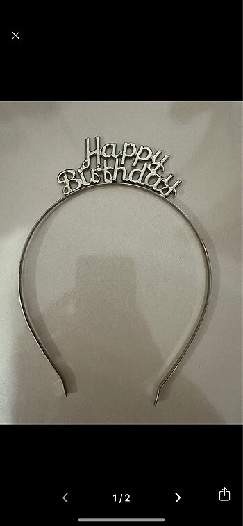 Happy Birthday taç