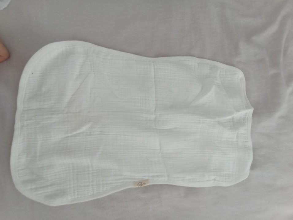 Nakışlı Beyaz Bebek Kundak Uyku Tulumu - Görsel 5