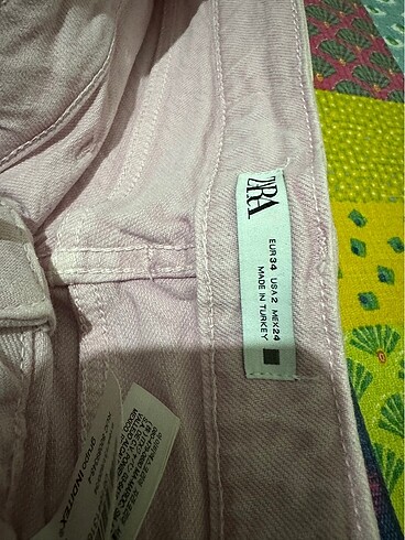 34 Beden Zara pembe pantolon