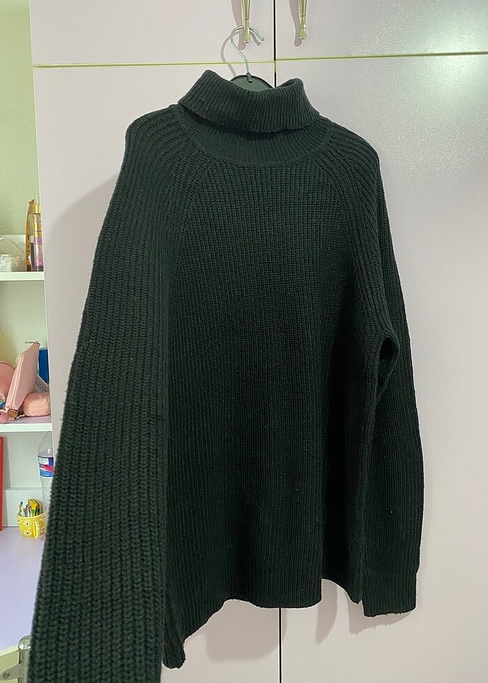 Bershka boğazlı kazak - Görsel 3