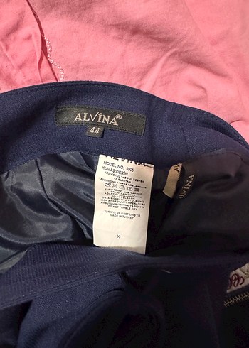 Kadın Lacivert Uzun Bol Kesim Etek - Görsel 6