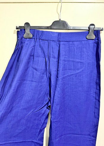 Lacivert Kadın  Salaş Pantolon - Görsel 4