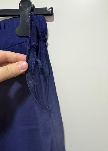 Lacivert Kadın  Salaş Pantolon - Görsel 3