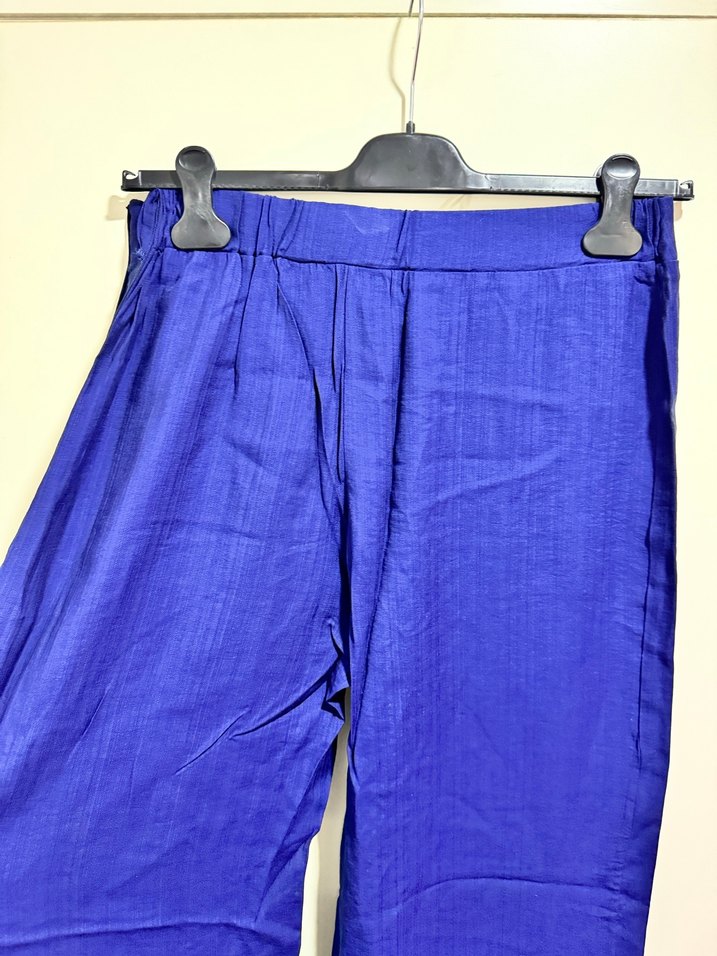 Lacivert Kadın  Salaş Pantolon - Görsel 4