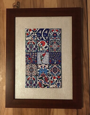 Diğer Çini Tablo-El Yapımı- 40x30 cm