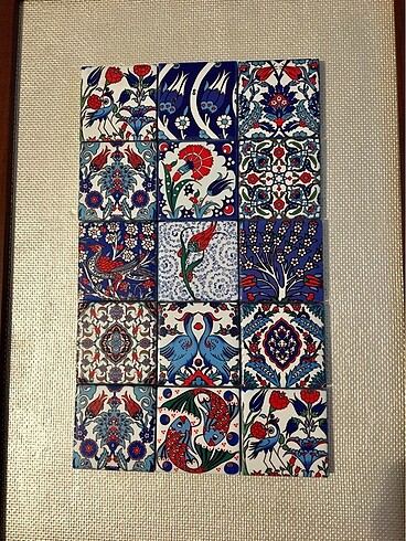  Beden Çini Tablo-El Yapımı- 40x30 cm