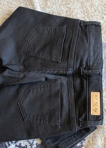 5 Yaş Beden Siyah Kemerli Erkek Çocuk Denim Pantolon