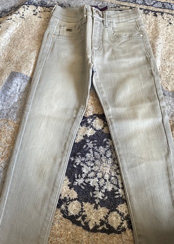 Gri Erkek Çocuk Denim Pantolon