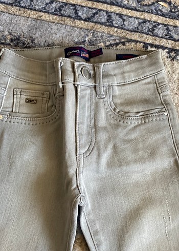 U.S Polo Assn. Gri Erkek Çocuk Denim Pantolon