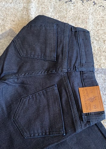 5 Yaş Beden Koyu lacivert Midi Denim Kadın Pantolon