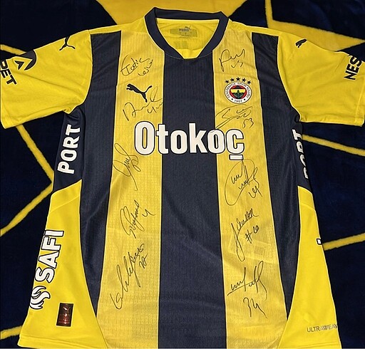 l Beden lacivert Renk FENERBAHÇE ISLAK İMZALI YENİ SEZON FORMA