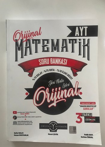 Orijinal AYT Matematik Soru Bankası