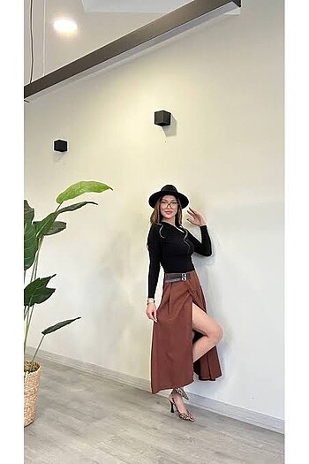 Kiremit yırtmaçlı etek