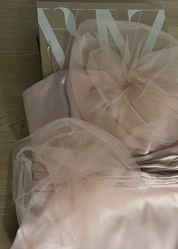 Zara pembe Drapeli Modern elbise