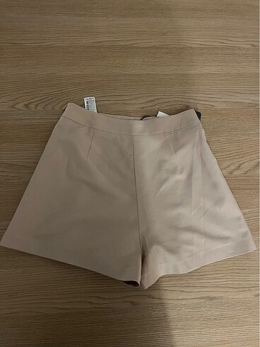 xs Beden camel Renk Zara orjinal şort etek