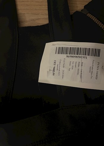 Fermuarlı Siyah Kadın Mayo - Puma - Görsel 5