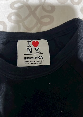 Bershka bershka Siyah Pul İşlemeli Tişört