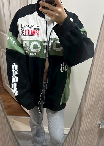 Bershka motorcu ceketi Fermuarlı Ceket