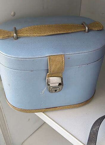 Vintage makyaj çantası 
