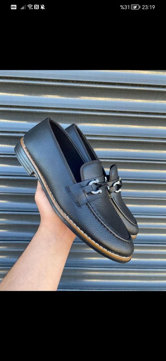 Siyah Klasik Erkek Ayakkabı - Görsel 2